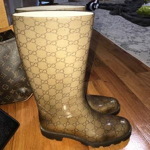 Gucci rain boots